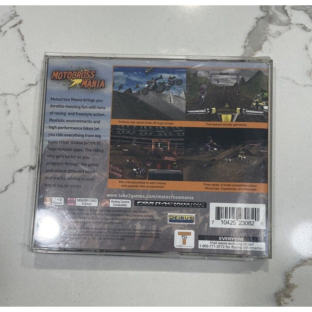 Motocross Mania (PS1 PlayStation 1, 2001) Complete and Tested - Picture 6 of 6